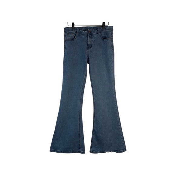 Sadie & Sage Mid-Rise Flare Jeans Size Large - Picture 1 of 9